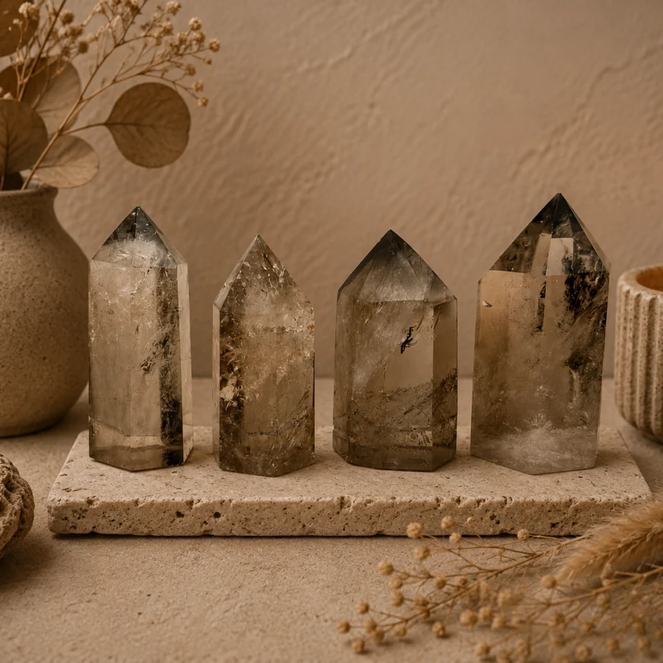 Smoky Quartz Tower