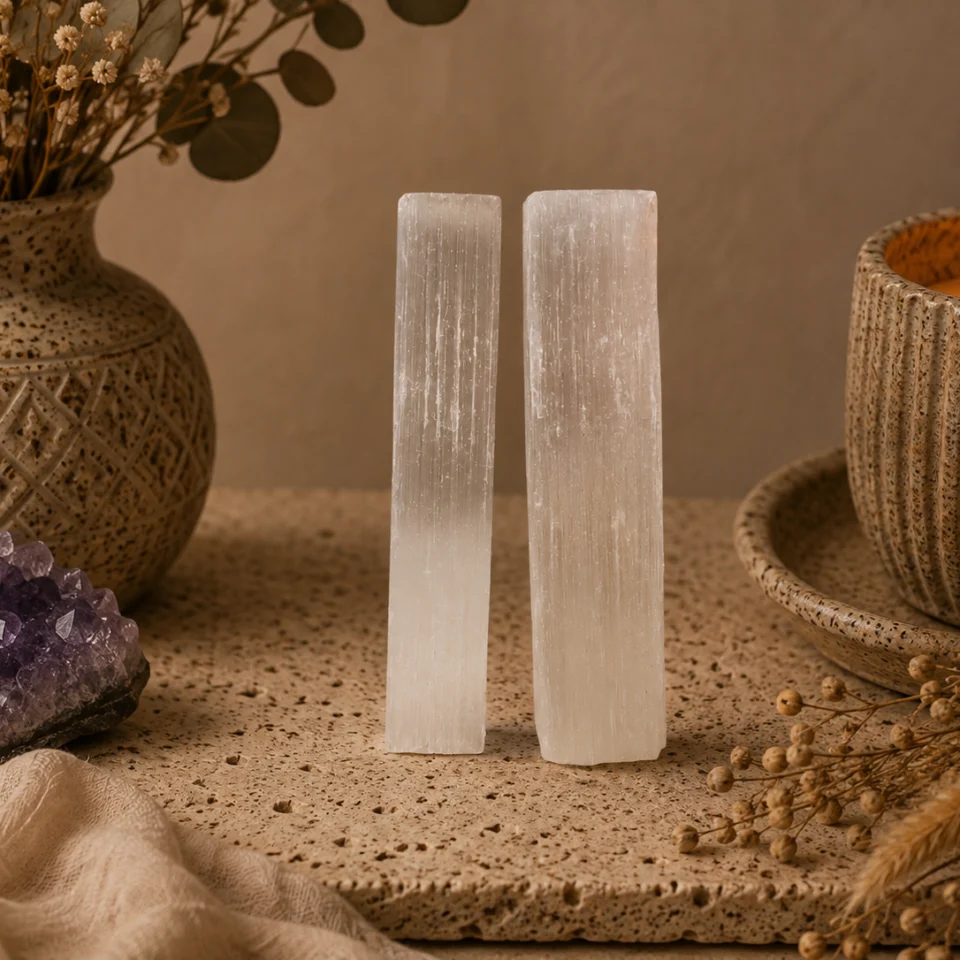 Selenite Satin Spar Stick